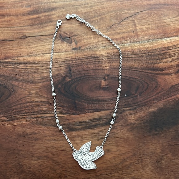 Brighton Silver White Dove Necklace - Picture 5 of 7